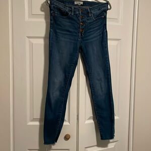 MADEWELL Jeans Size 28 Mid Rise Skinny Denim